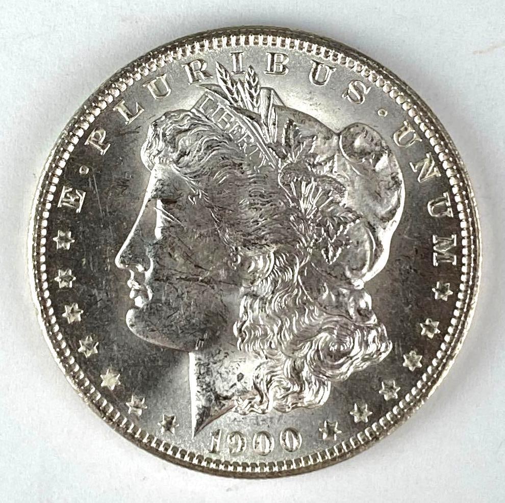 1900 O US Morgan Silver Dollar (1 of 2)