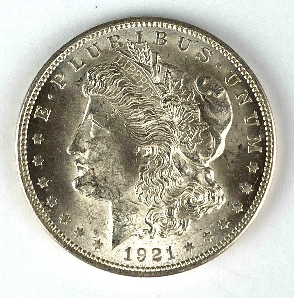 1921 US Morgan Silver Dollar: 1921 US Morgan Silver Dollar