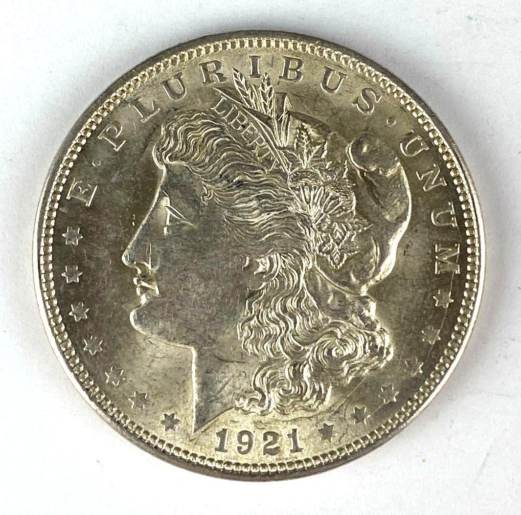 1921 US Morgan Silver Dollar: 1921 US Morgan Silver Dollar