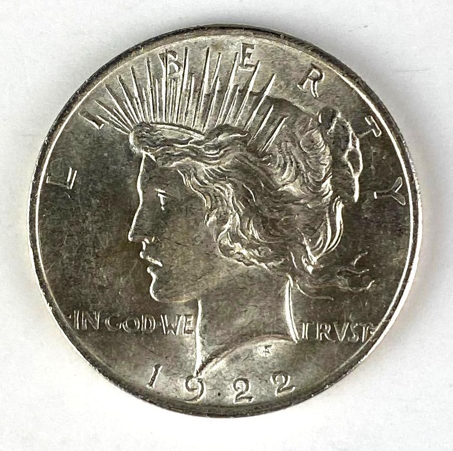 1922 US Peace Silver Dollar: 1922 US Peace Silver Dollar