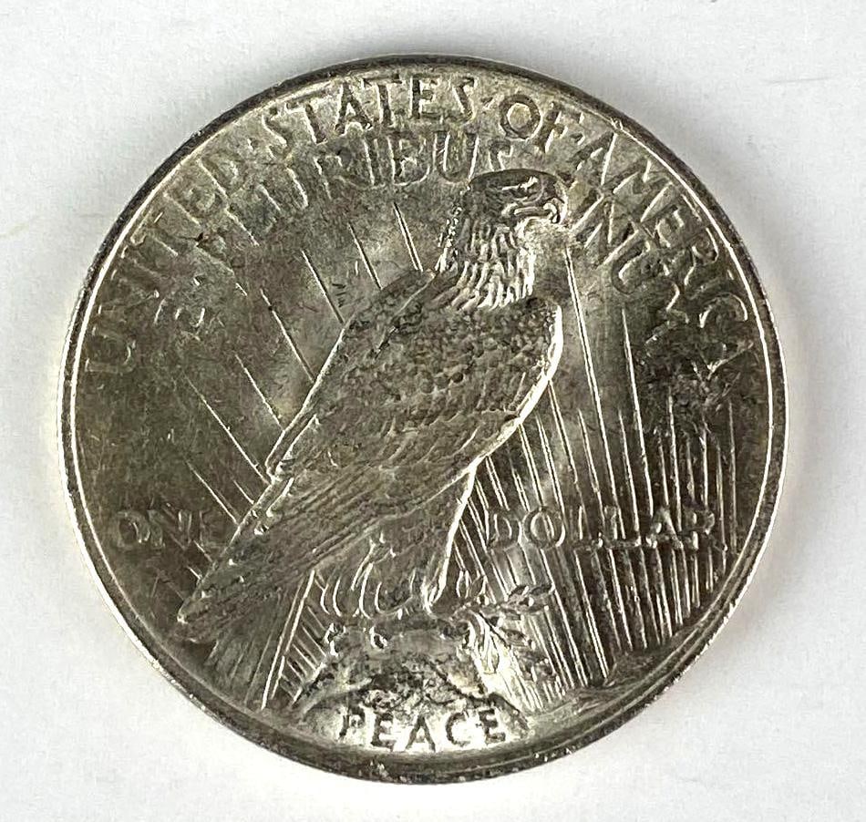 1922 US Peace Silver Dollar - 2