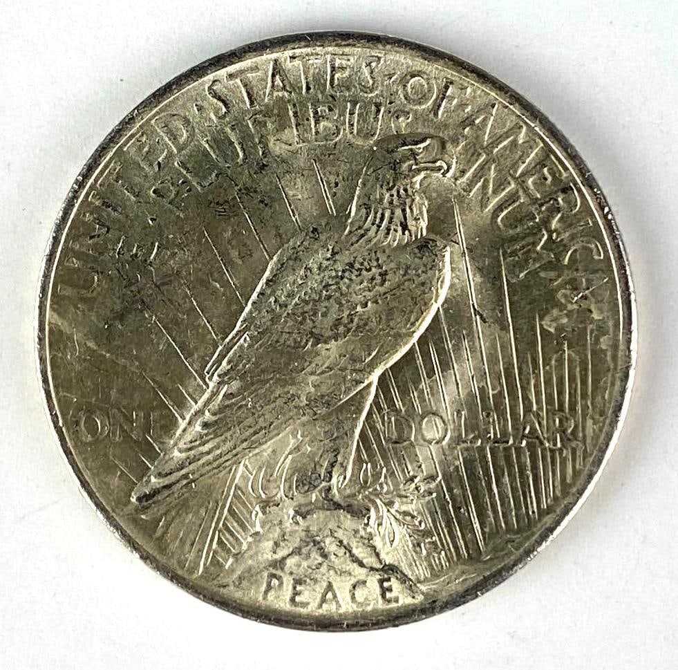 1923 US Peace Silver Dollar - 2