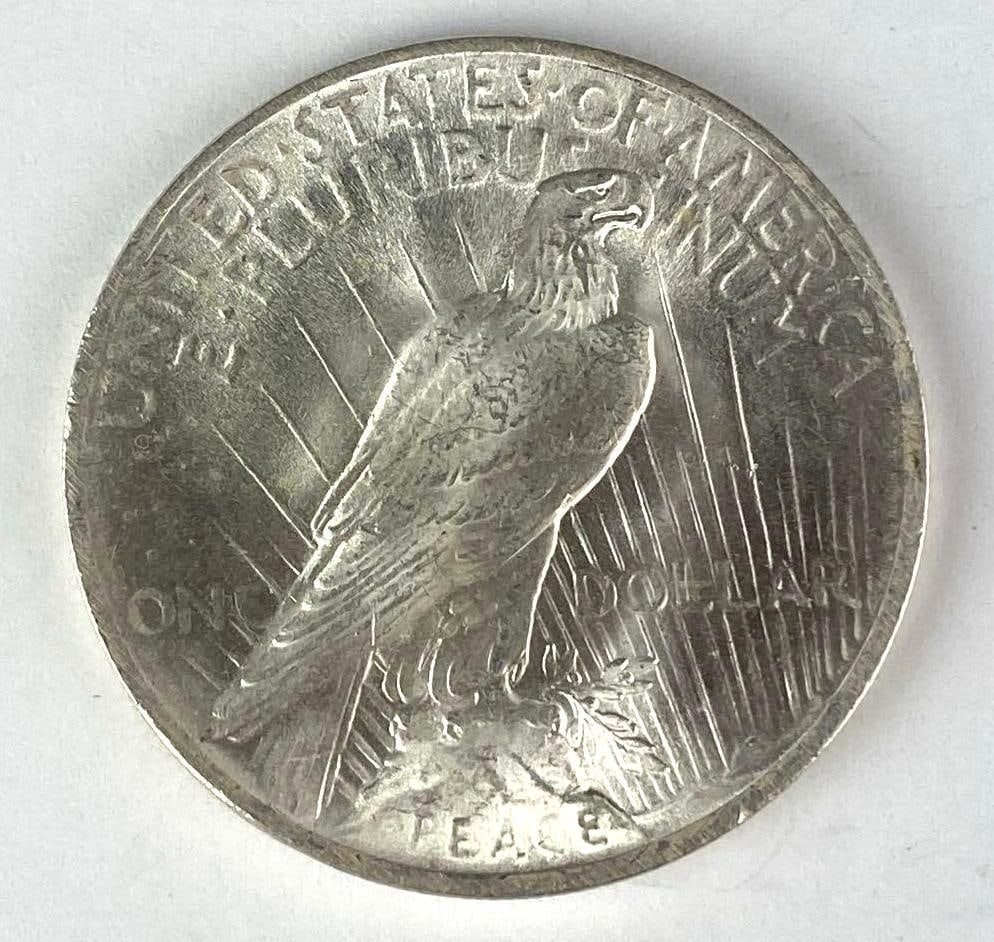 1923 US Peace Silver Dollar - 2