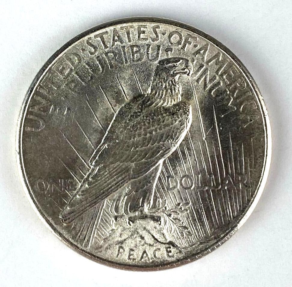 1925 US Peace Silver Dollar - 2