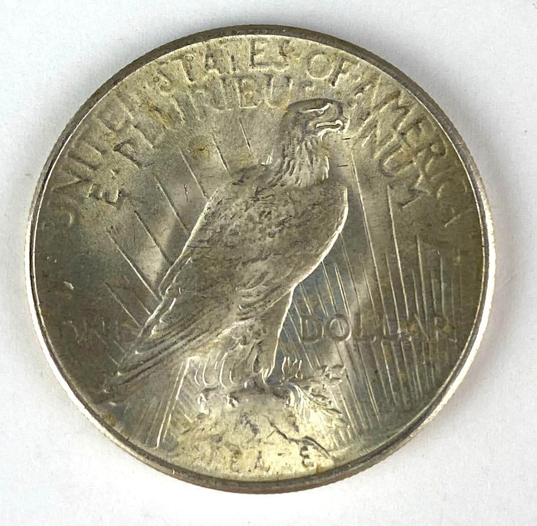 1925 US Peace Silver Dollar - 2