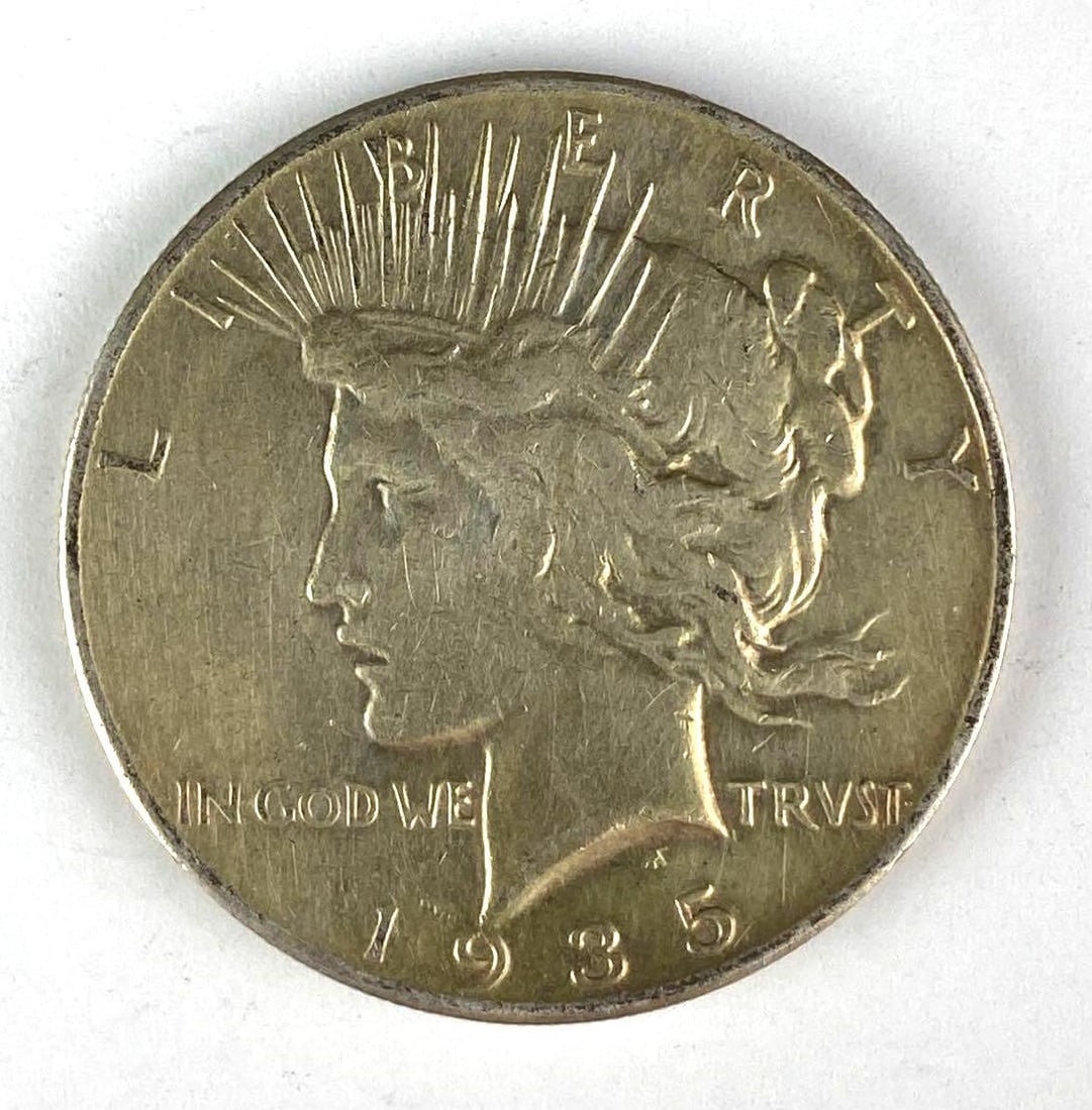 1935 S US Peace Silver Dollar: 1935 S US Peace Silver Dollar