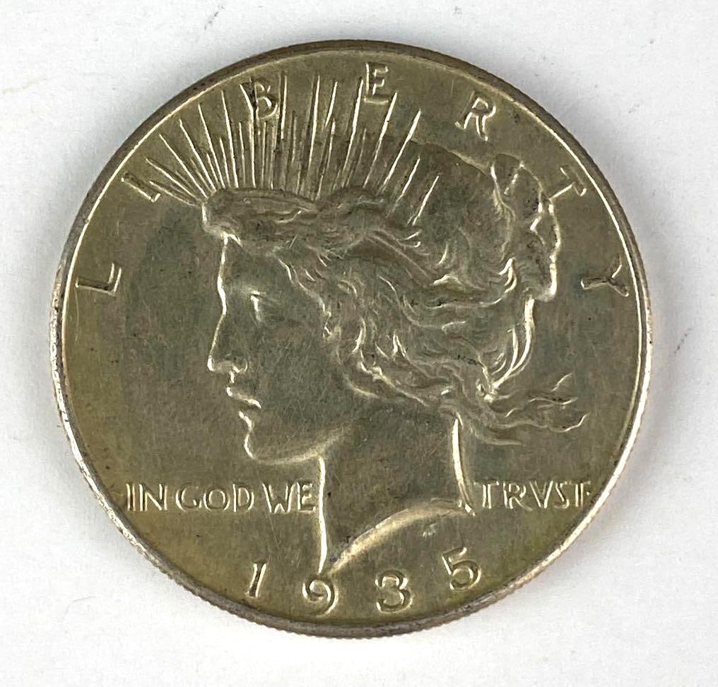 1935 US Peace Silver Dollar: 1935 US Peace Silver Dollar