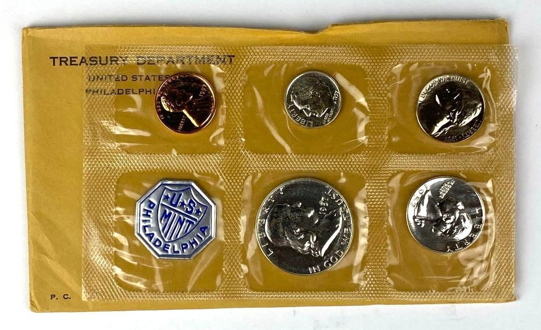 1957 P US Mint Coin Proof Set: 1957 P US Mint Coin Proof Set
