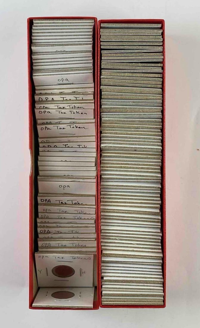 Group of 100 + WWII OPA Tax Tokens: Group of 100 + WWII OPA Tax Tokens