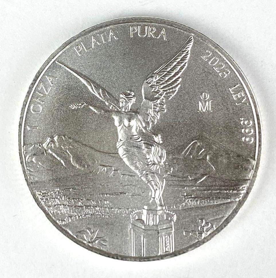 2023 Mexico Libertad 1 Onza 1 oz .999 Fine Silver Round (1 of 2)