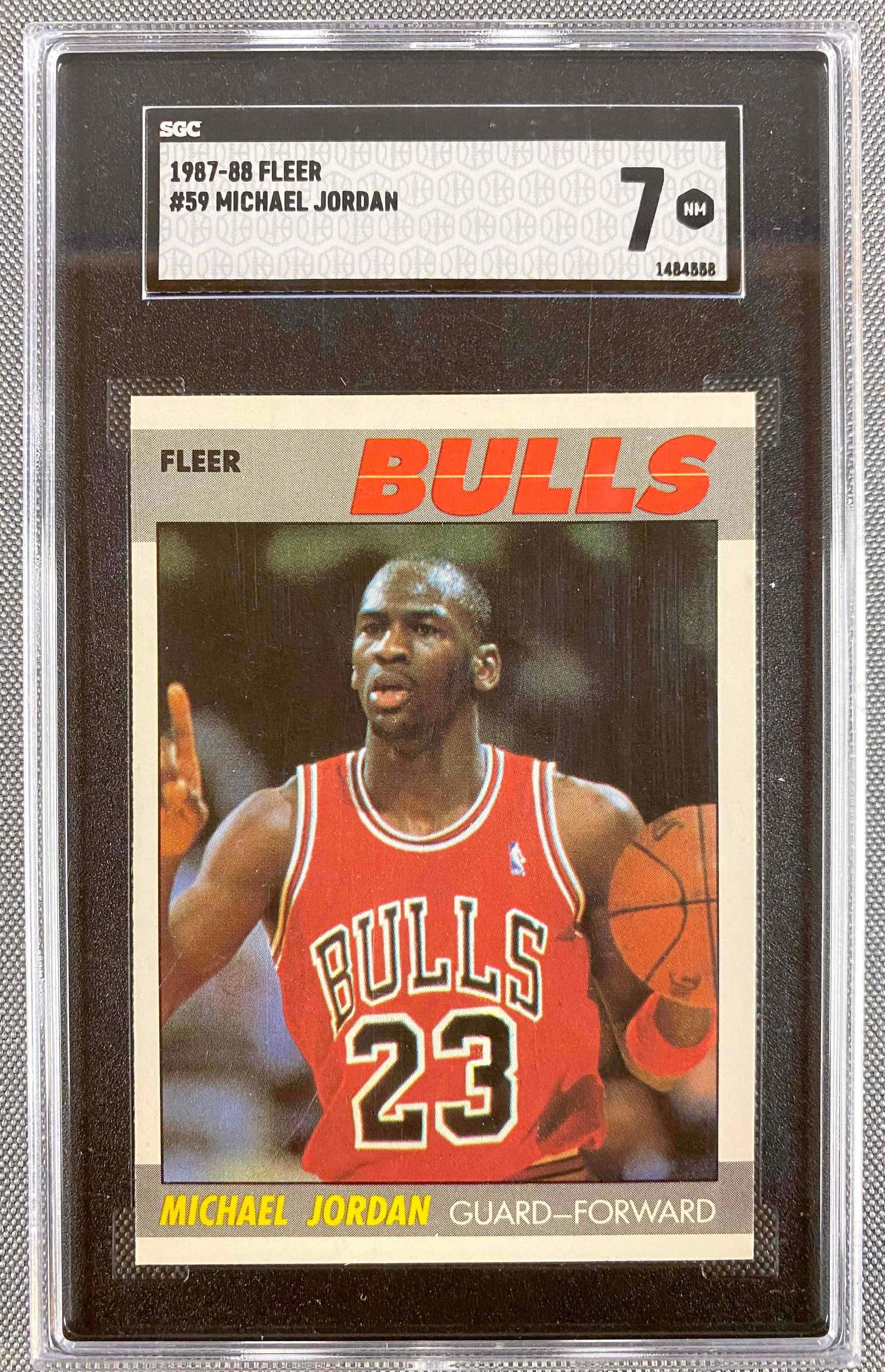 1987 - 88 Fleer Michael Jordan #59 SGC 7 (1 of 2)