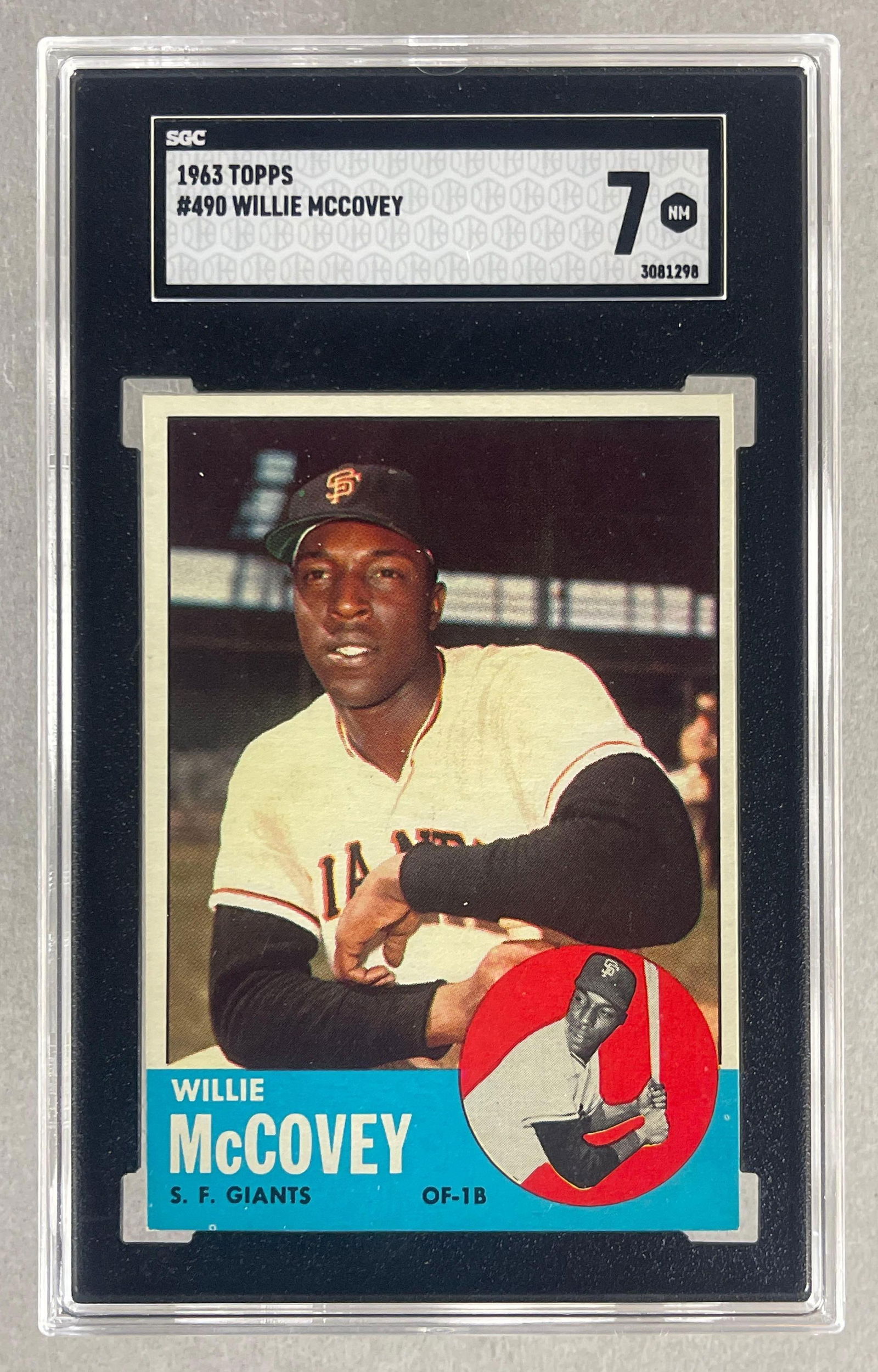 1963 Topps Willie McCovey #490 SGC 7 (1 of 2)