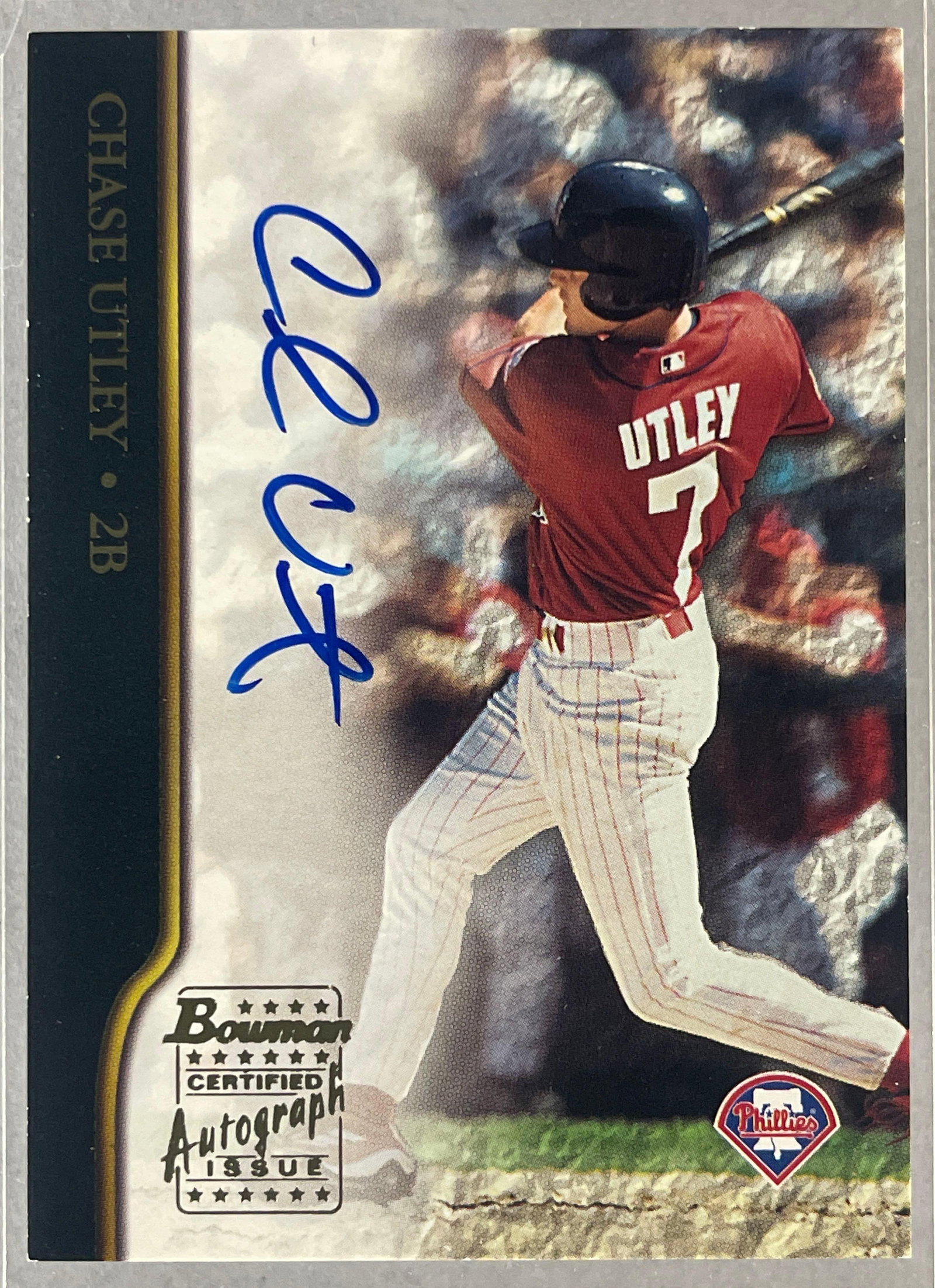 2002 Bowman Certified Auto Chase Utley #BA-CU Rookie: Chase Utley Auto