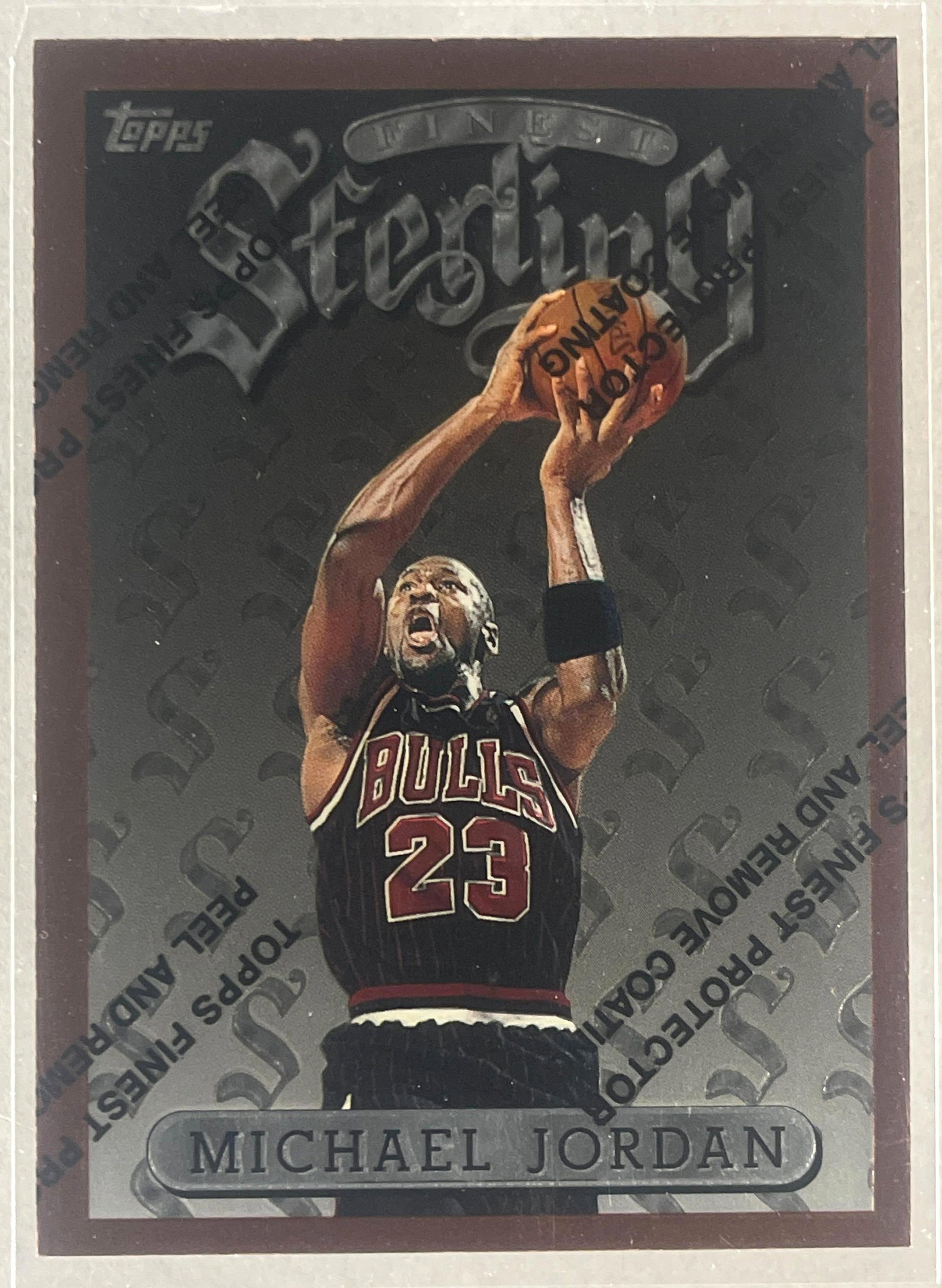 1996 Topps Finest Sterling Bronze #50: 1996 Topps Finest Sterling Bronze #50, Sharp card, Ready to Grade