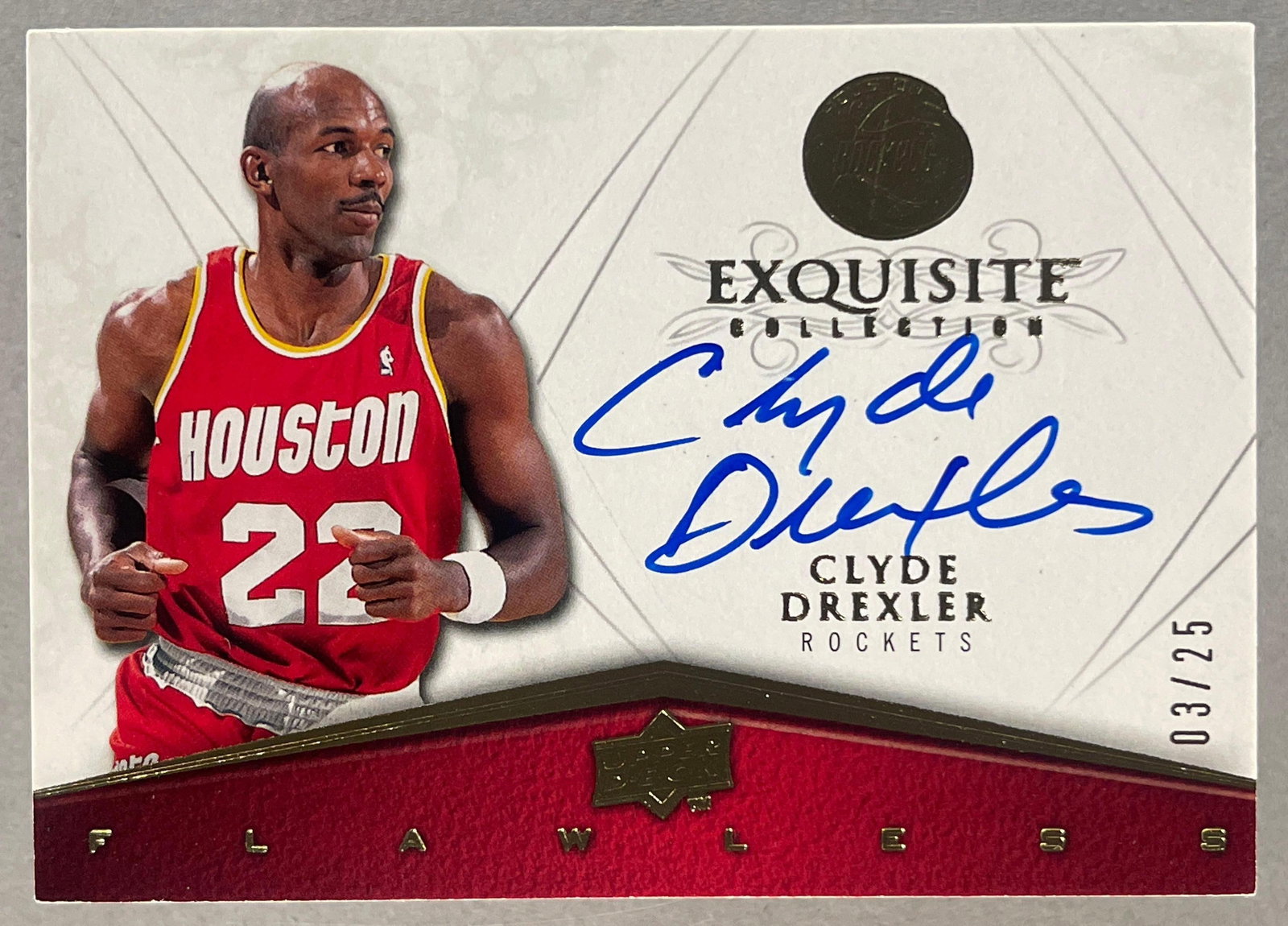 2008 - 09 Exquisite Collection Flawless Auto Clyde Drexler 3/25: Auto Clyde Drexler 3/25