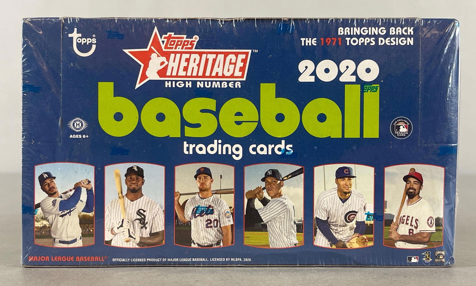 2020 Topps Heritage High Number Baseball Hobby Box: 24 - Packs, 9 - Cards per pack