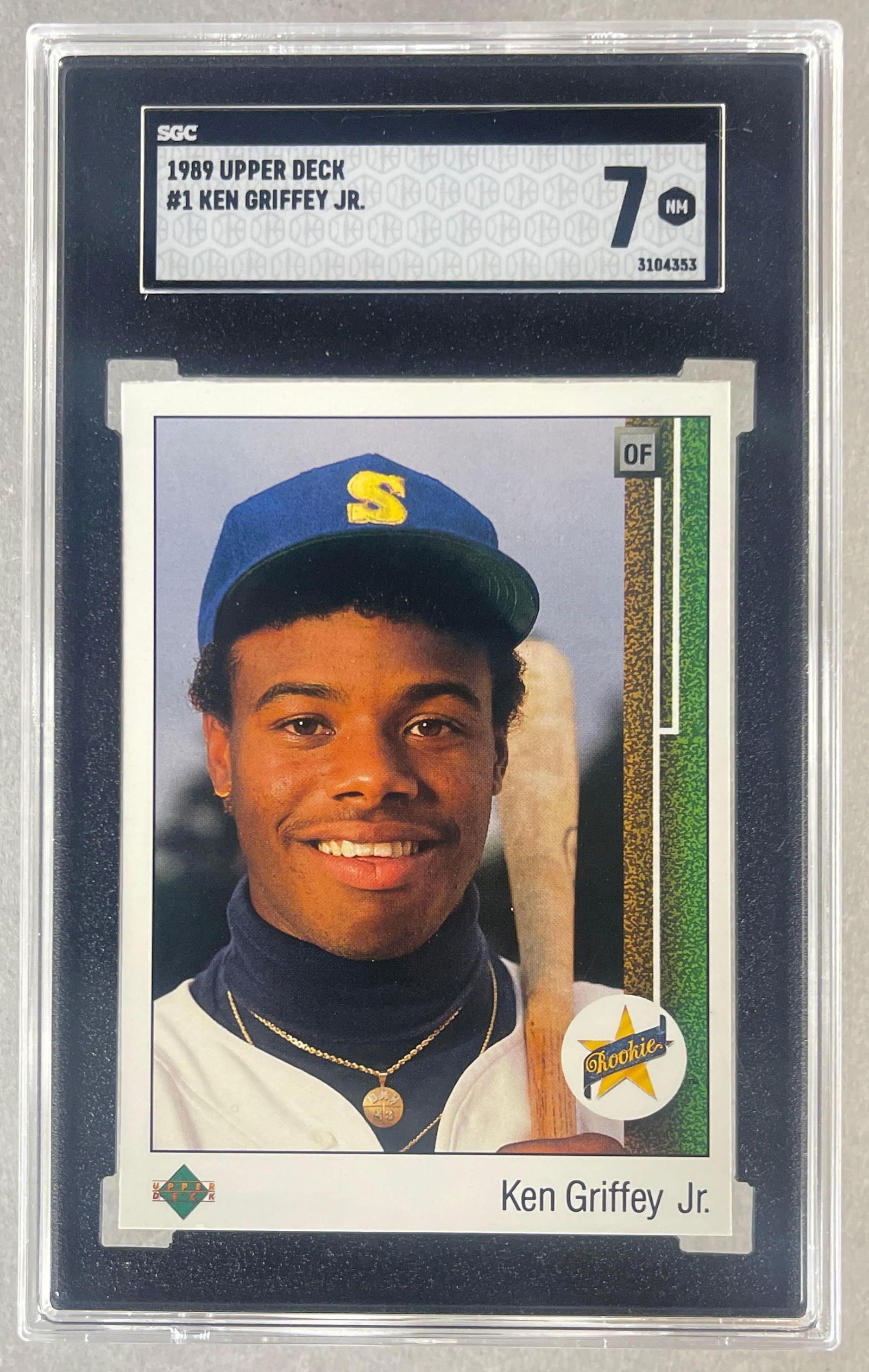 1989 Upper Deck Ken Griffey Jr. #1 SGC 7 (1 of 2)