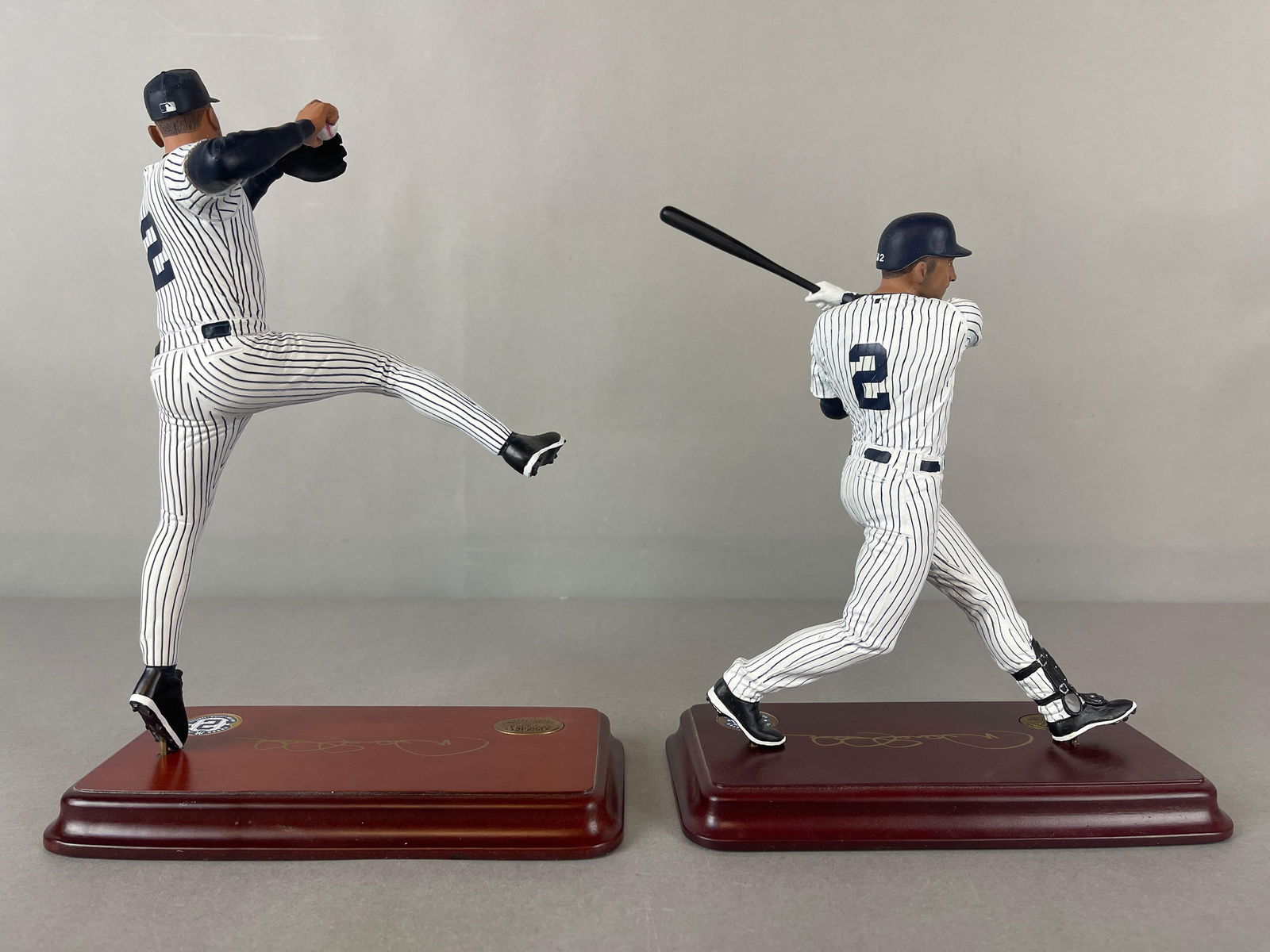 2 - Derek Jeter Danbury Mint Figurine Statues - 3