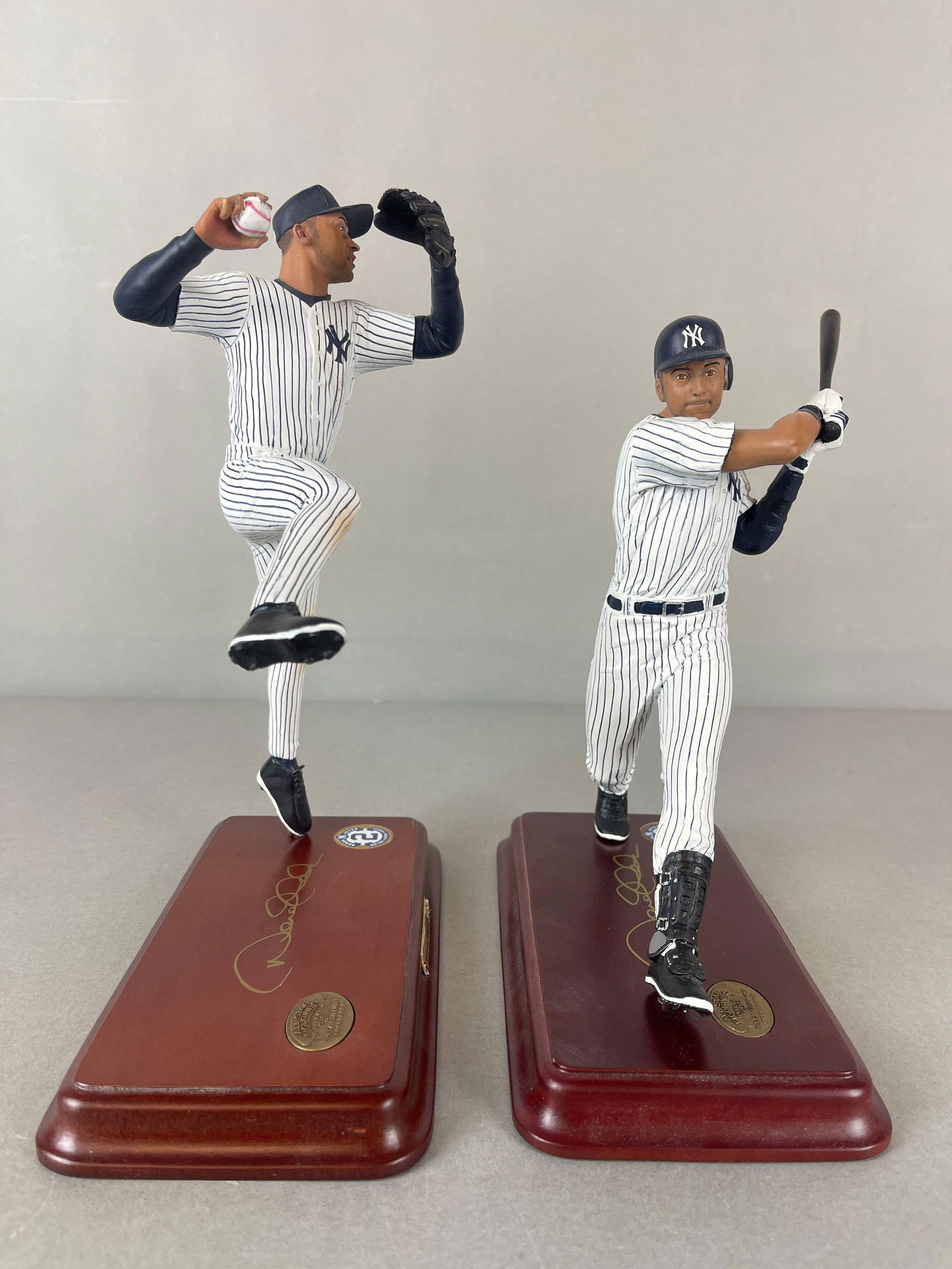 2 - Derek Jeter Danbury Mint Figurine Statues - 4