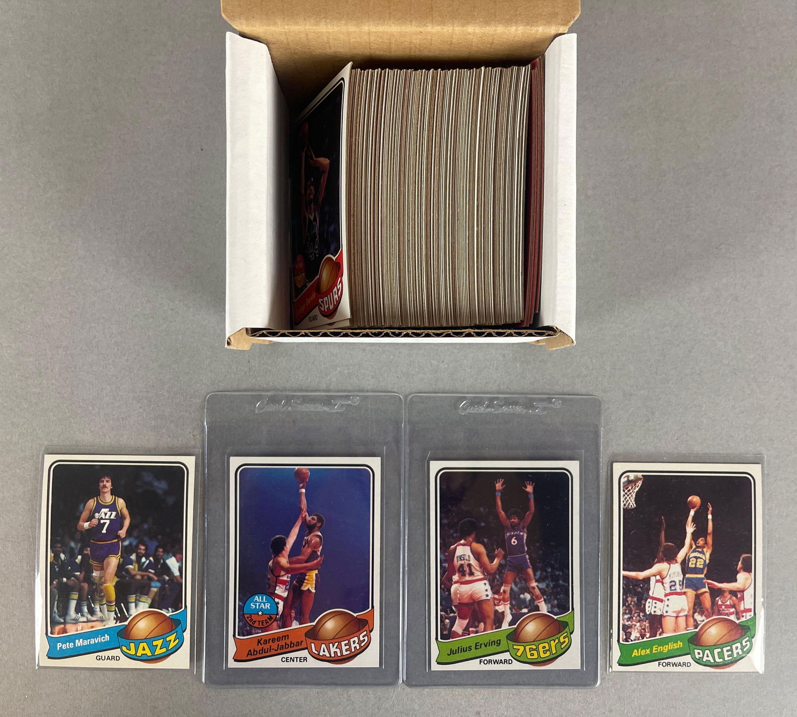 1979 Topps Basketball Complete Set: Conditions vary, EX - NM, Sharp set