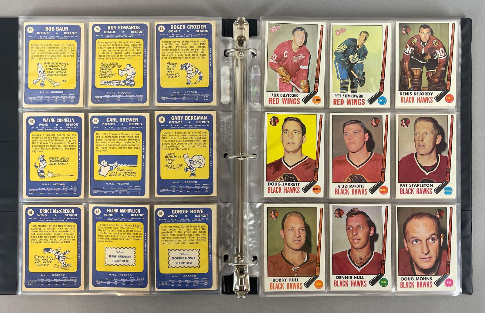 1969 Topps Hockey High Grade Complete Set: Conditions vary, EXMT - NMMT 15% VG - EX, Sharp set overall, Detailed list on final photo