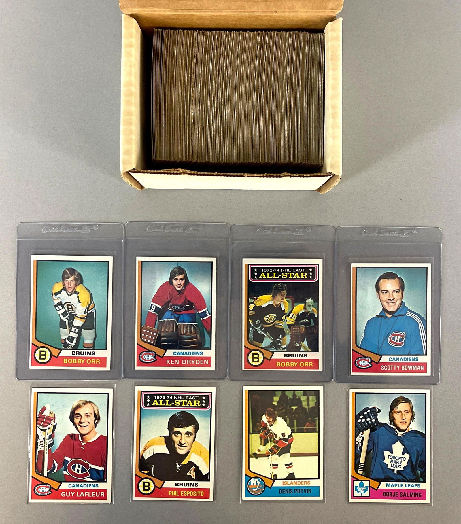 1974 Topps Hockey Complete Set: Conditions vary, VG - NM, Mainly Mid-grade