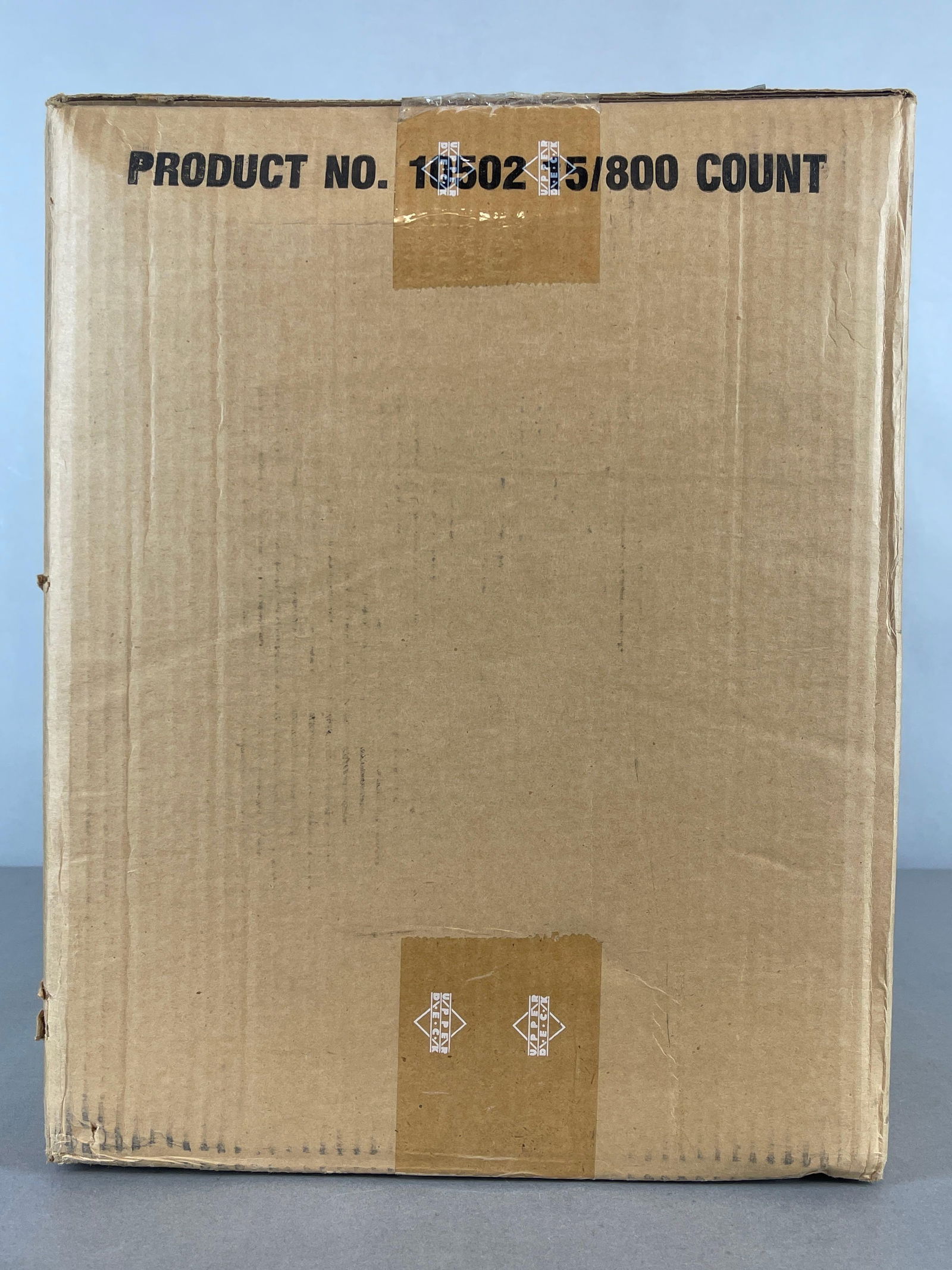 1990 Upper Deck Baseball Sealed Factory Set Case of 15 Sets: Case #10502, Production Sept. 13, 90, 15 - 800 Count Sets