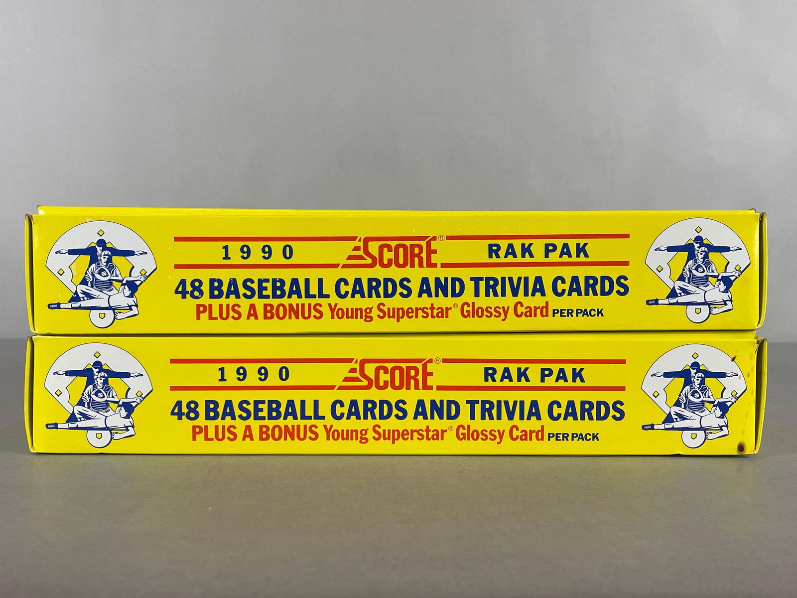 2 - 1990 Score Baseball Rak Pak Boxes - 2