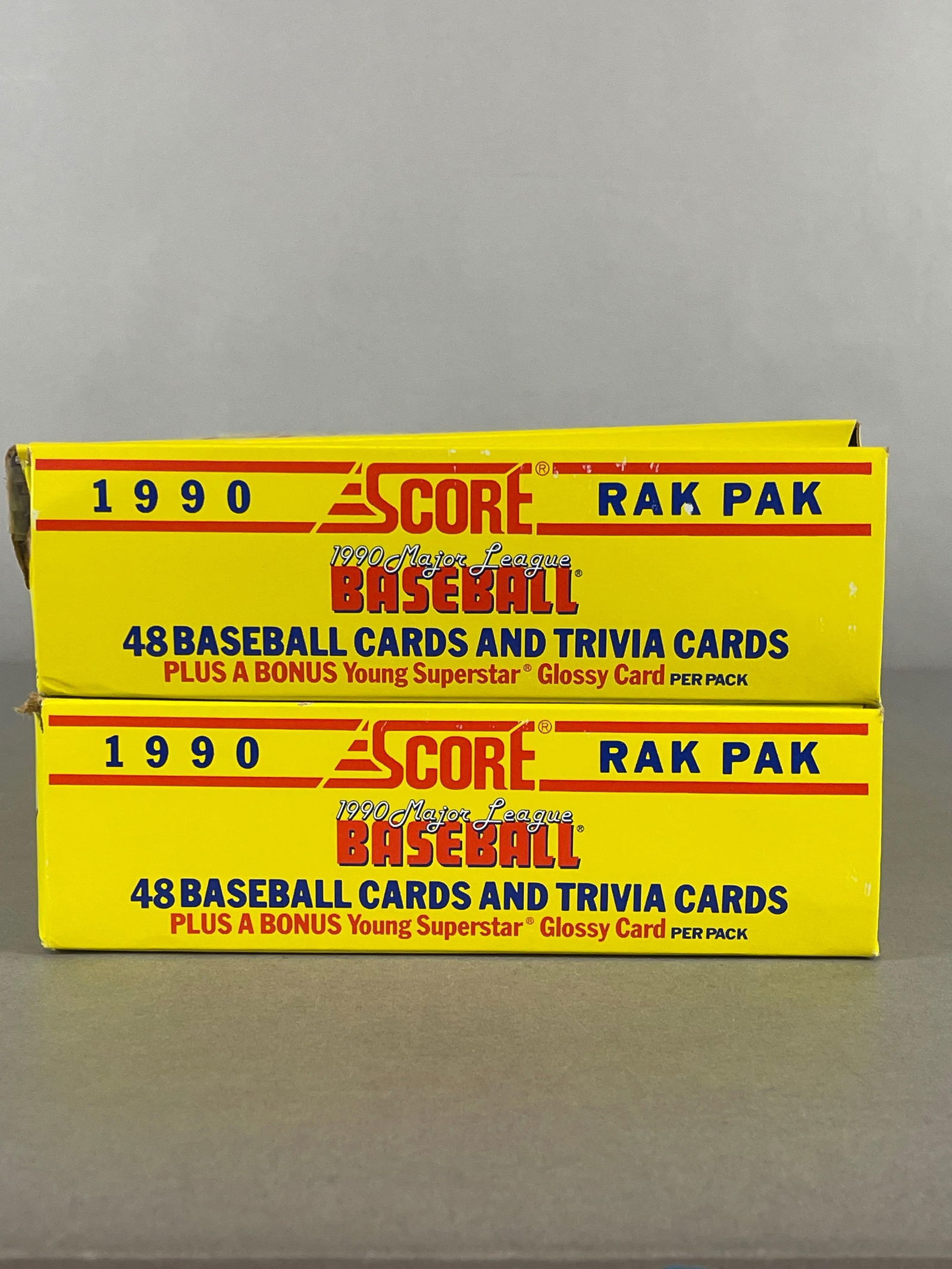 2 - 1990 Score Baseball Rak Pak Boxes - 3