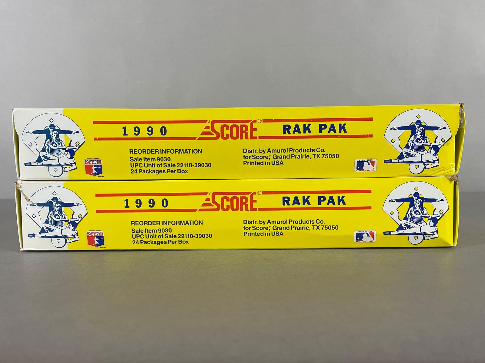 2 - 1990 Score Baseball Rak Pak Boxes - 4