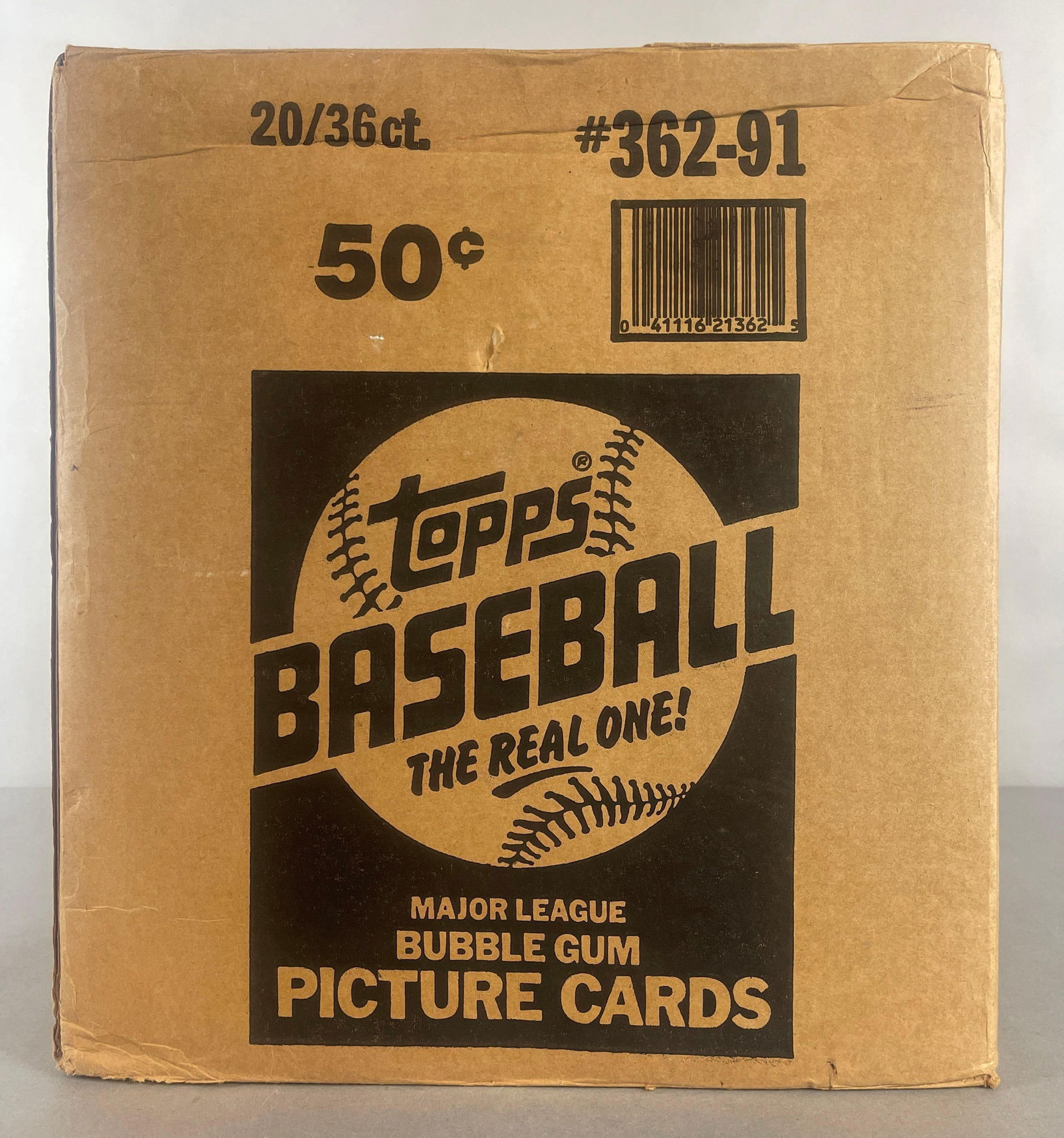 1991 Topps Baseball Sealed Wax Box Case of 20 Boxes (1 of 5)