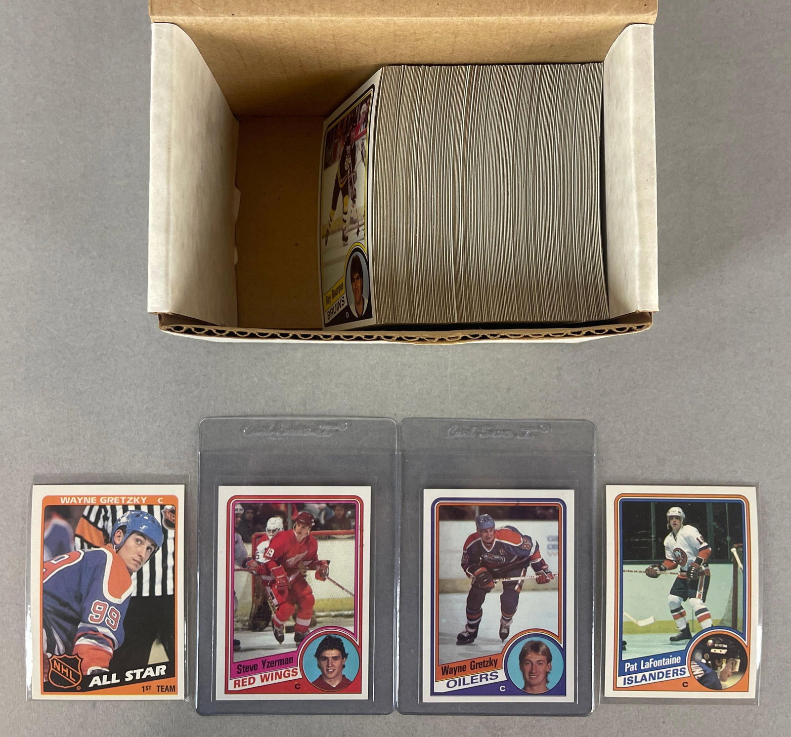 1984 Topps Hockey Complete High-Grade Set: Conditions vary, NM - NMMT, Includes Steve Yzerman Rookie, and Much More