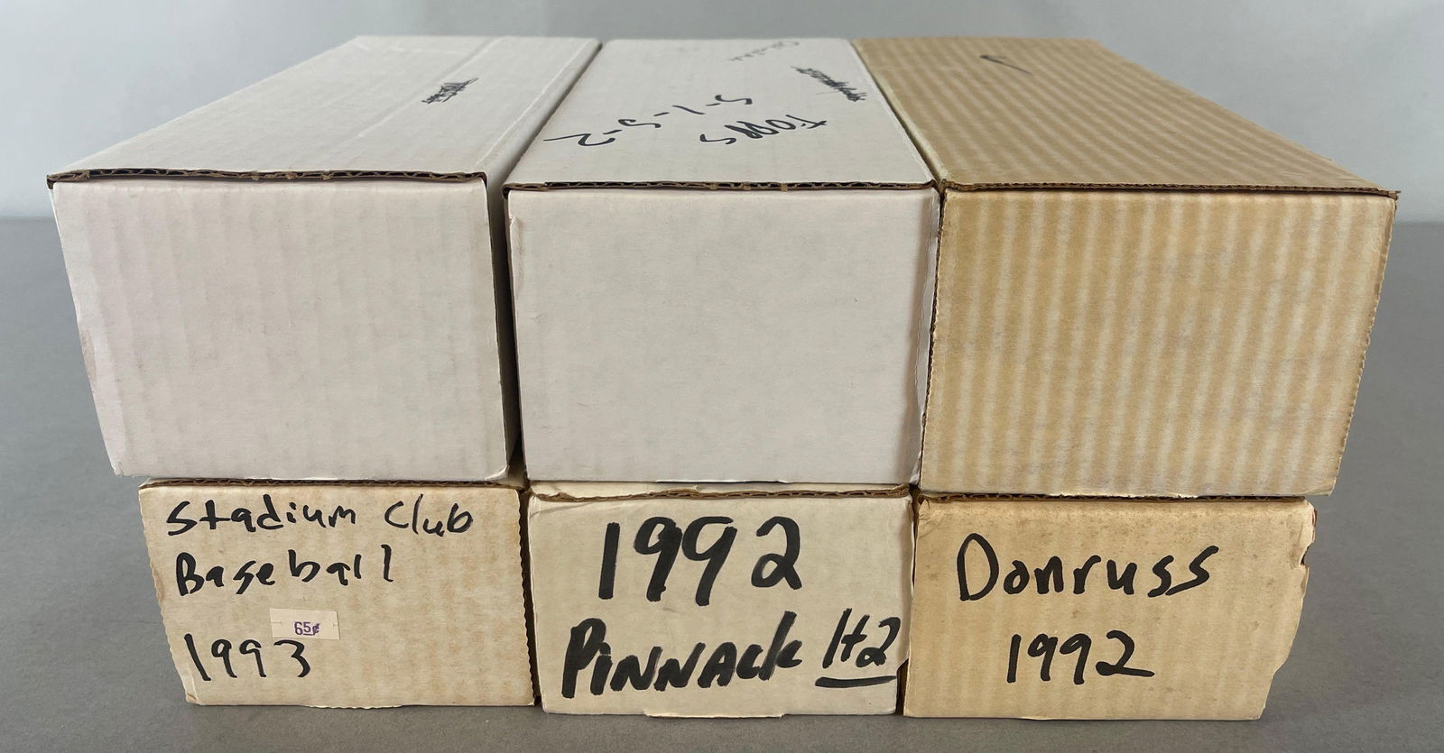 5 - 1989 - 96 Baseball Complete Sets + 2010 and 2011 T206 and Heritage Cards: 1989 Bowman, 1992 Donruss and Pinnacle, 1993 Stadium Club, 1996 Topps, 2010 Topps T206 cards, 2011 Topps Heritage cards