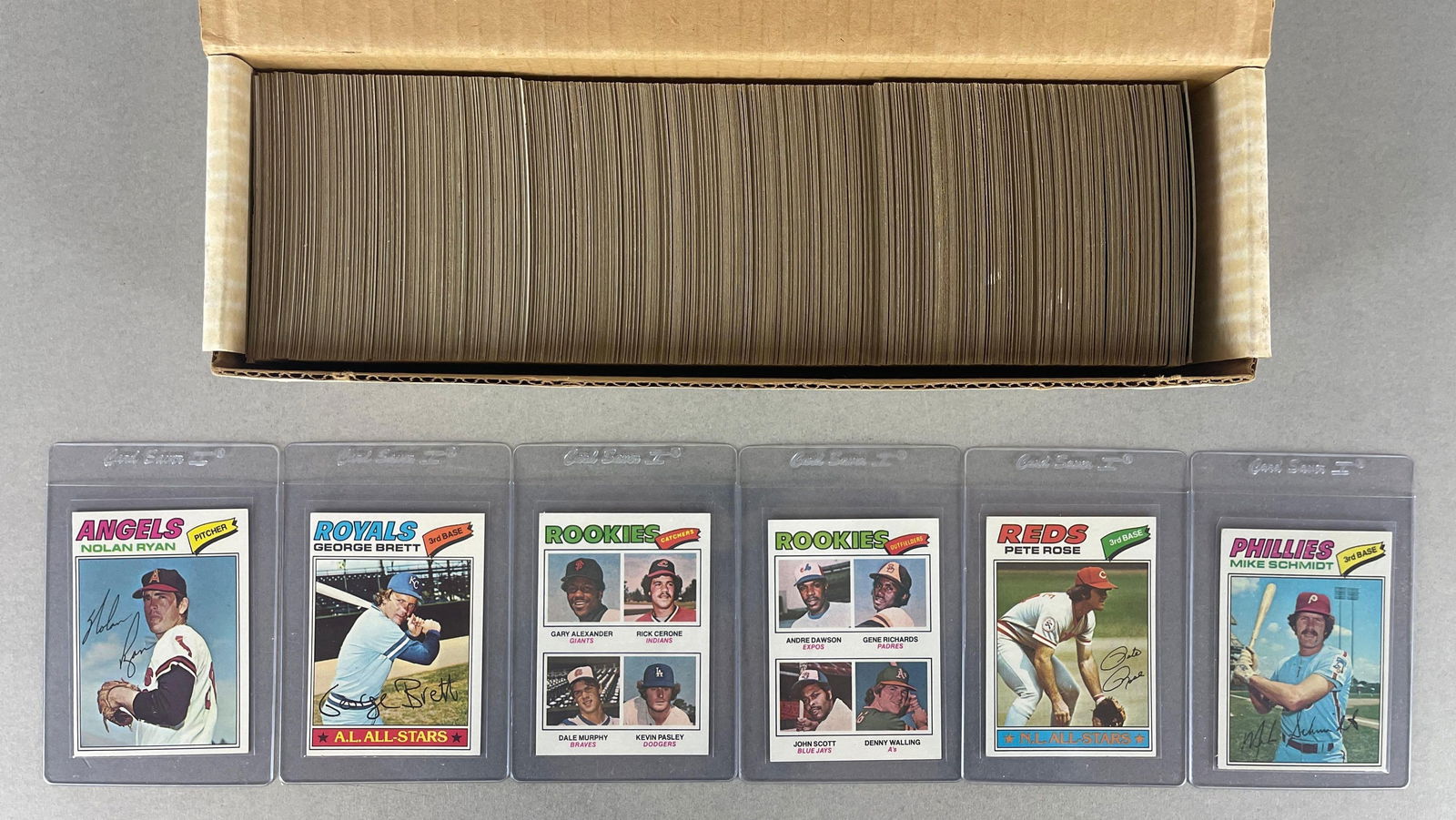 1977 Topps Baseball Near Compete Set 657/660: Missing 3 - Commons, Conditions vary, EX - NM, Most are clean and sharp but majority have 1 small corner ding, Extra details on final photo