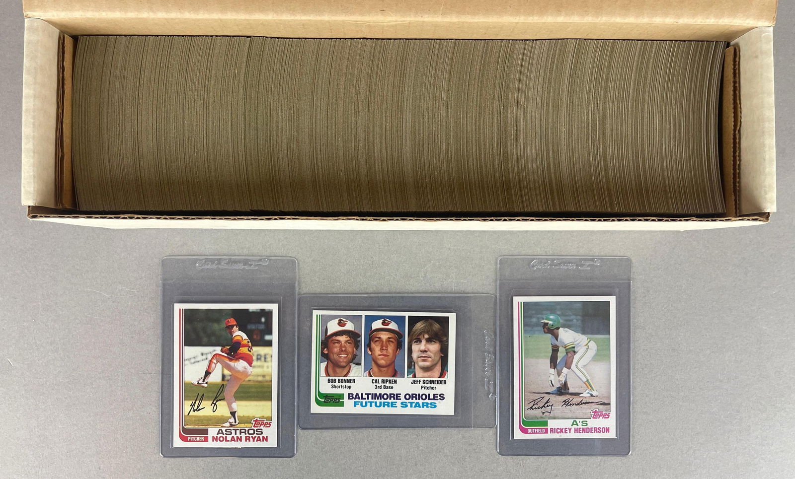 1982 Topps Baseball Complete High-Grade Set: Conditions vary, NM - NMMT, Sharp cards, Some ready to Grade