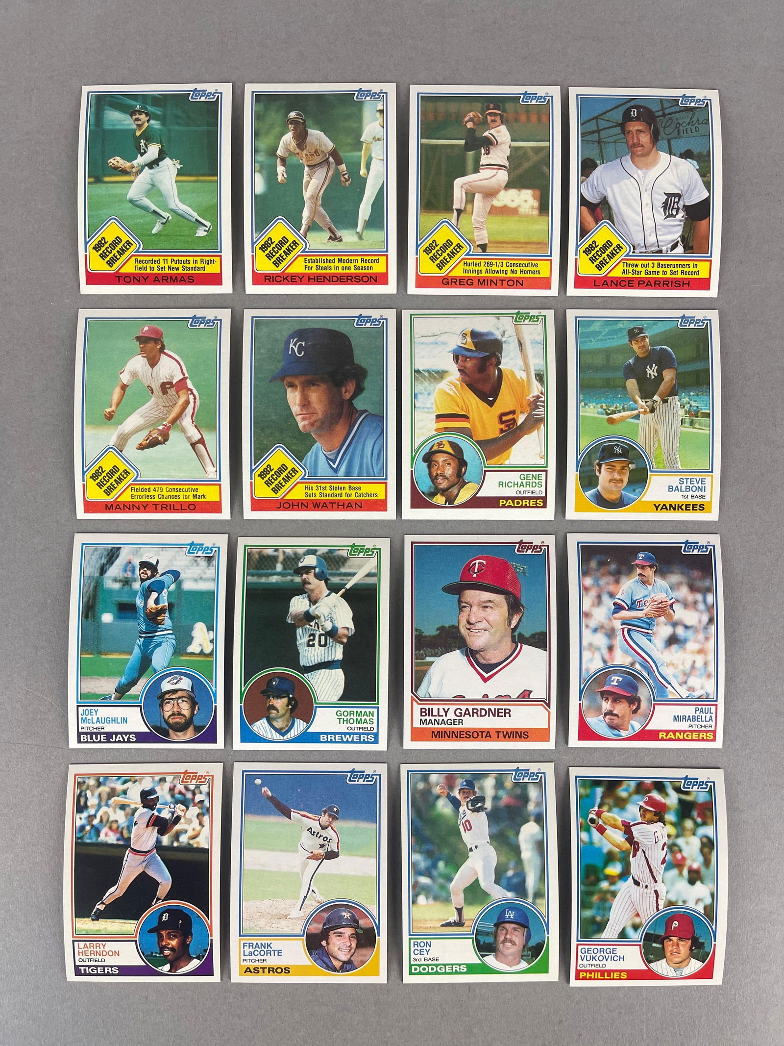 1983 Topps Baseball Complete High-Grade Set - 2