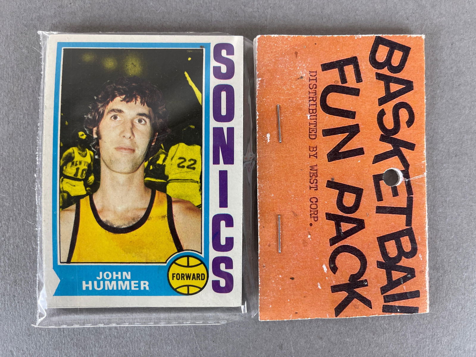 1974 - 75 Topps Basketball West Corps Cello Fun Pack: 10 - Cards per pack, West Corps was a repacking company in the 1970s