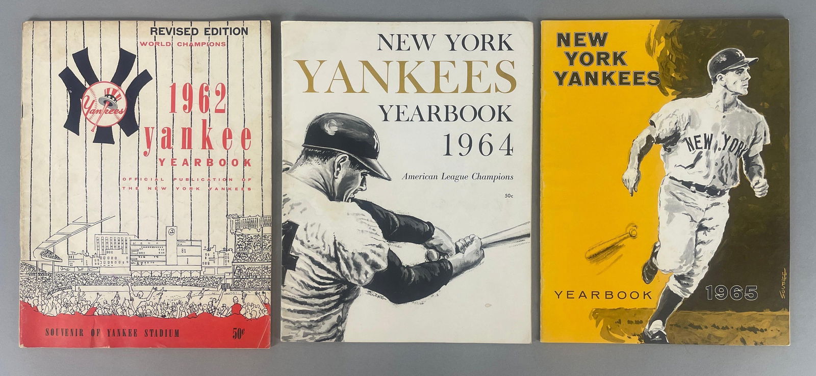 1962, 64, and 65 New York Yankees Yearbooks: 1962, 64, and 65 New York Yankees Yearbooks