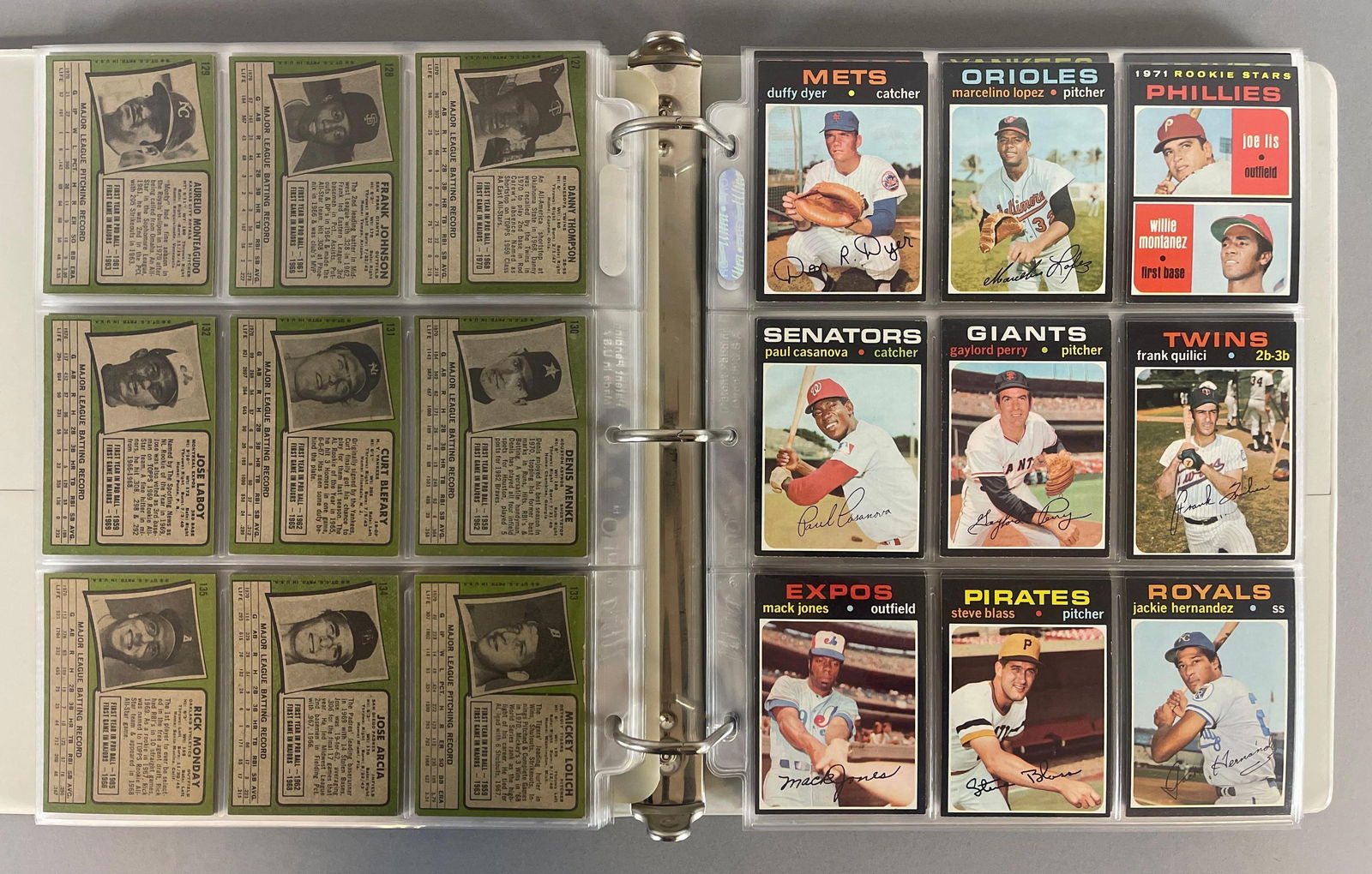 306 - 1971 Topps Baseball Cards with HOFs, Stars, and Rookies - No Duplicates: Conditions vary, EX - NM 85% Below EX 15%, Sharp cards, Great starter set, no card above #485, Tom Seaver, Steve Carlton, Tom Seaver, Steve Carlton, Gil Hodges, and More