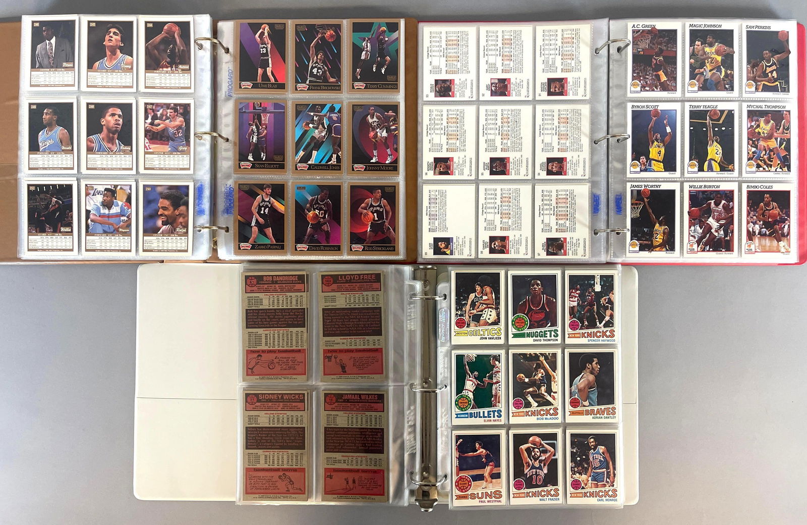 950+ 1972 - 96 basketball Cards with HOFs, Stars, and Rookies: Conditions vary, VGEX - Mint, 1973 Topps Abdul-Jabbar, 1975 Topps Julius Erving, 1976 Topps Tall boys Erving, Abdul-Jabbar, Maravich, 8 - Shaquille ONeal Rookies, and Much More