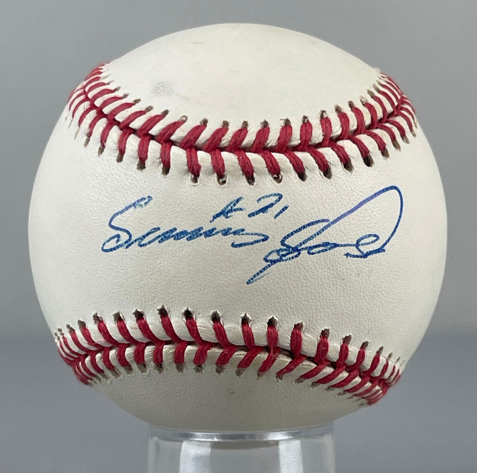Sammy Sosa Early Signed Official MLB Rawlings Baseball with JSA COA (1 of 4)