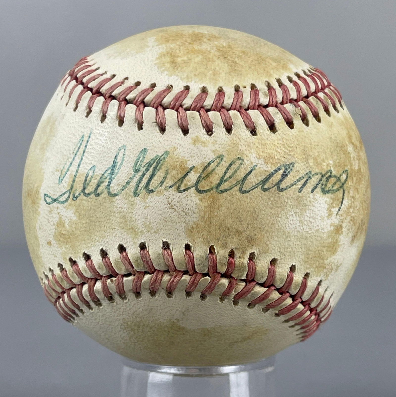 Ted Williams Signed Official MLB Rawlings Baseball with JSA COA (1 of 3)