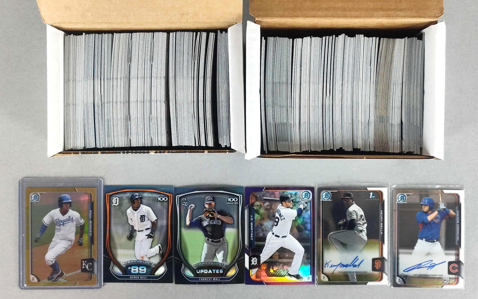 360+ 2015 Bowman Chrome Baseball Cards with Rookies, Stars, autos, and Refractors: Includes Autos, Gold Refractor, and More