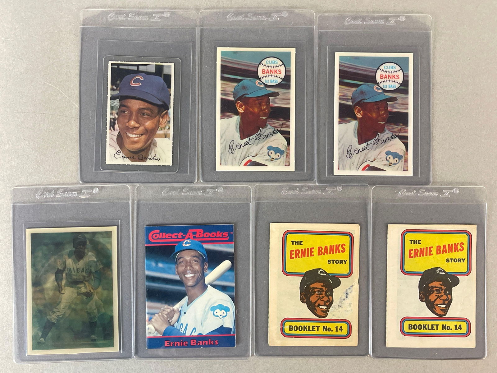2 - 1970 Kelloggs + 5 Other Ernie Banks Cards (1 of 2)