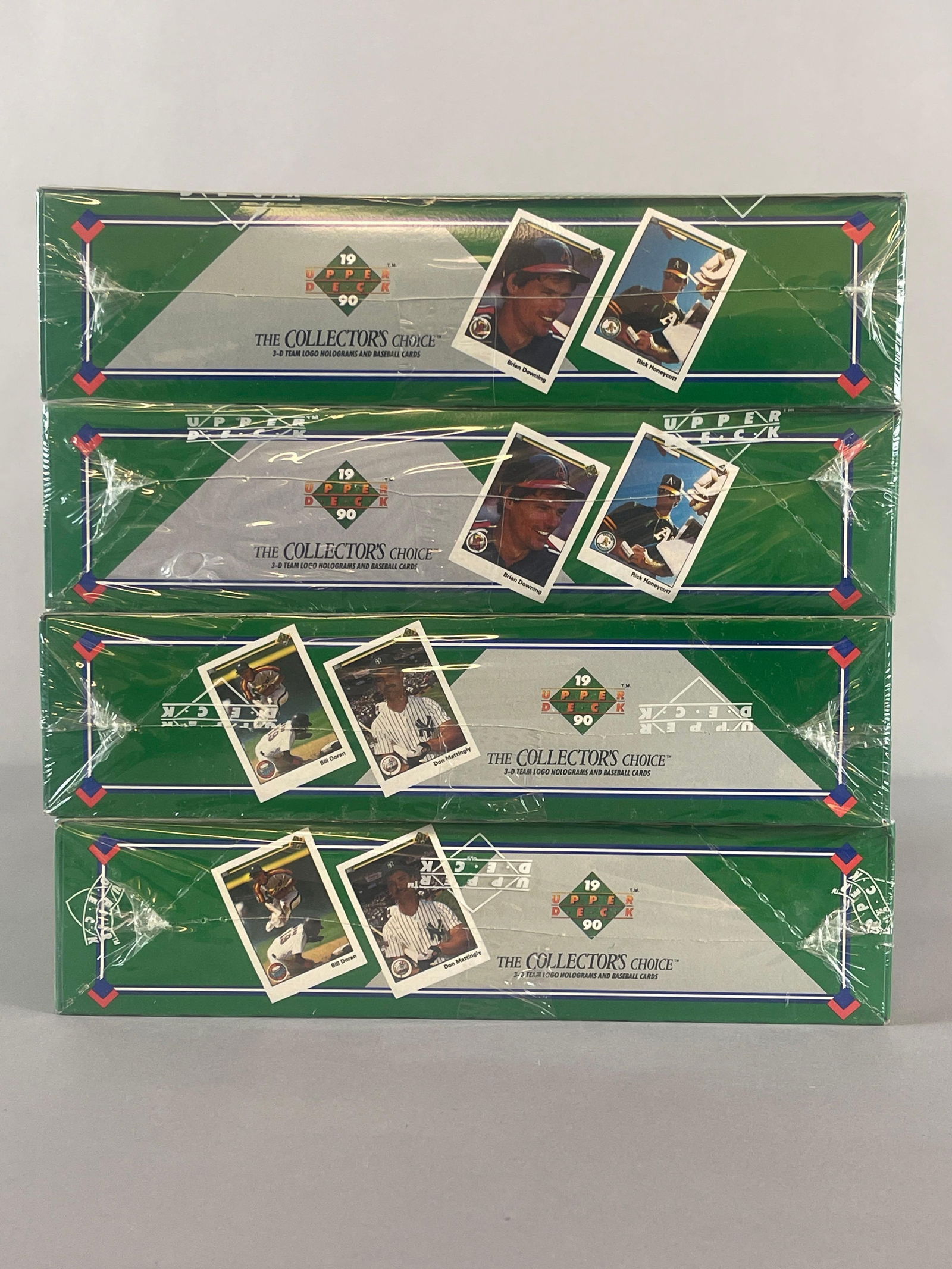 4 - 1990 Upper Deck Baseball Factory Sealed Wax Boxes - 2