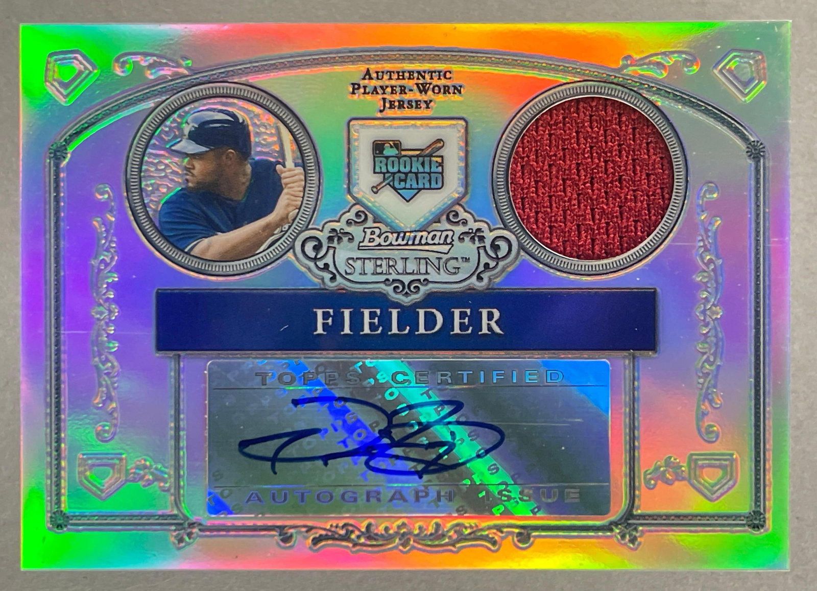 2006 Bowman Sterling Refrator Auto Patch Prince Fielder 164/199: RPA of Prince Fielder 164/199