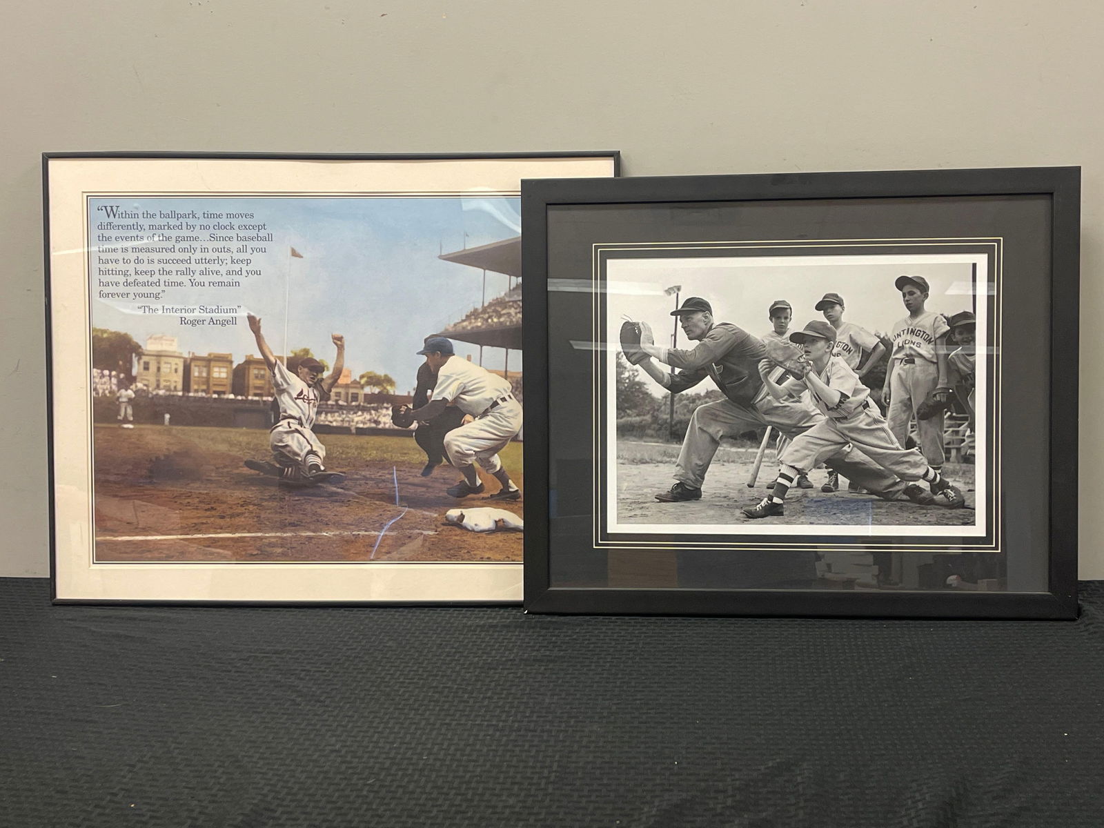 4 - Large Framed Baseball Artwork - 2