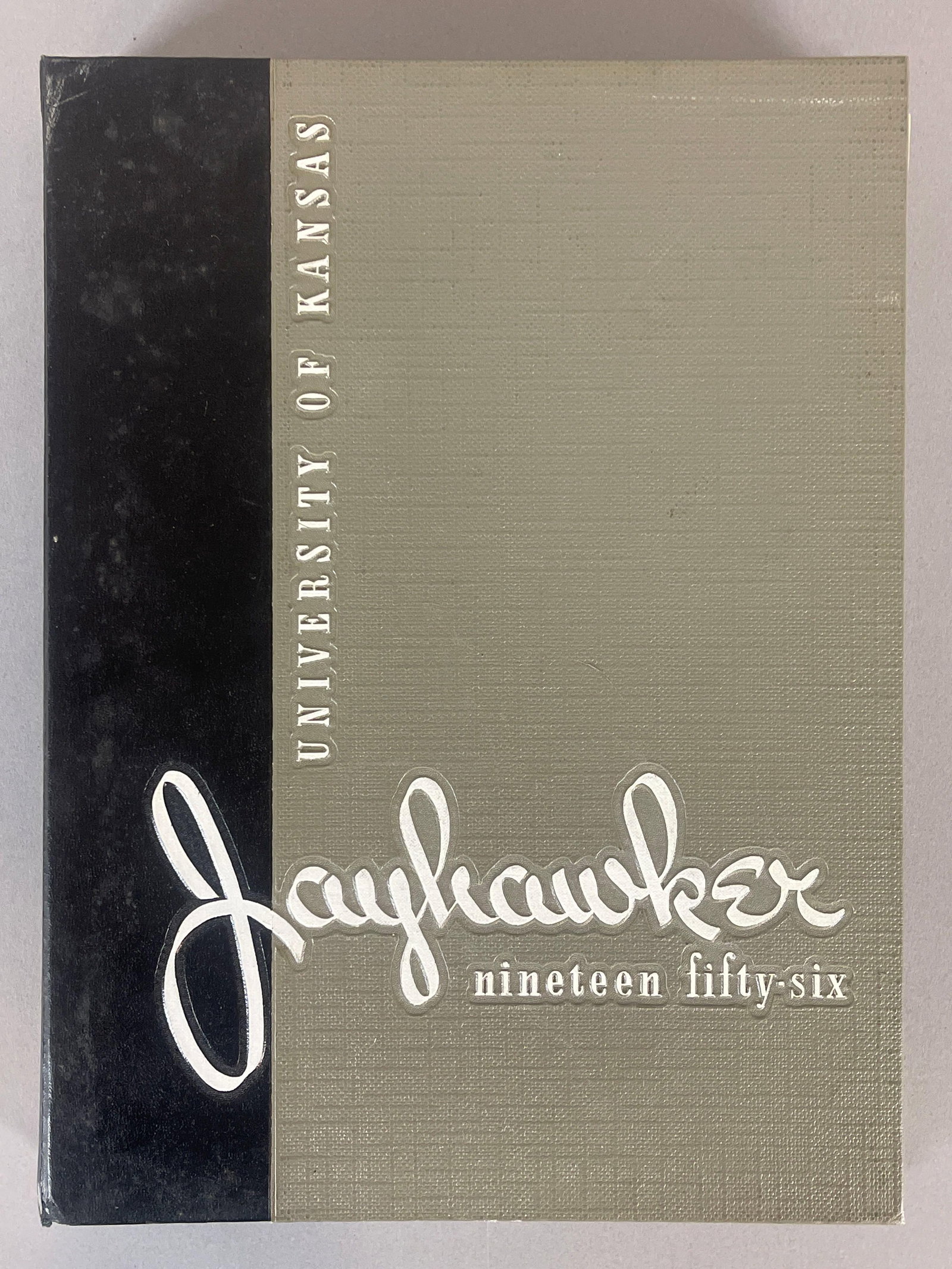 1956 Wilt Chamberlain Jayhawker University of Kansas Yearbook: Freshman year Chamberlain could not play varsity