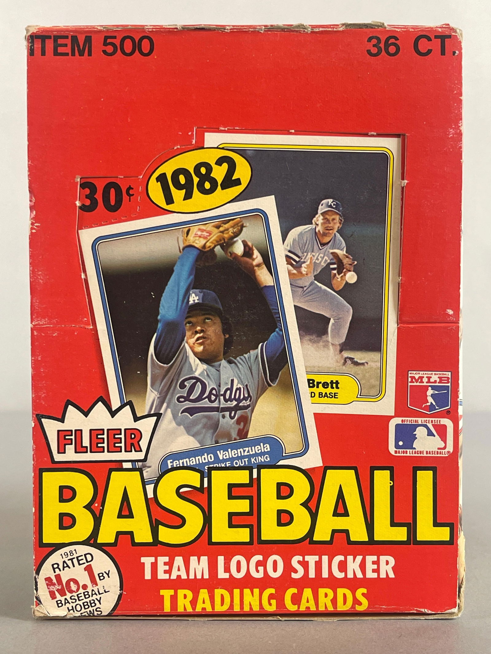 1982 Fleer Baseball Unopened Wax Box: 1982 Fleer Baseball Unopened Complete Wax Box, Possible Cal Ripken Jr Rookie