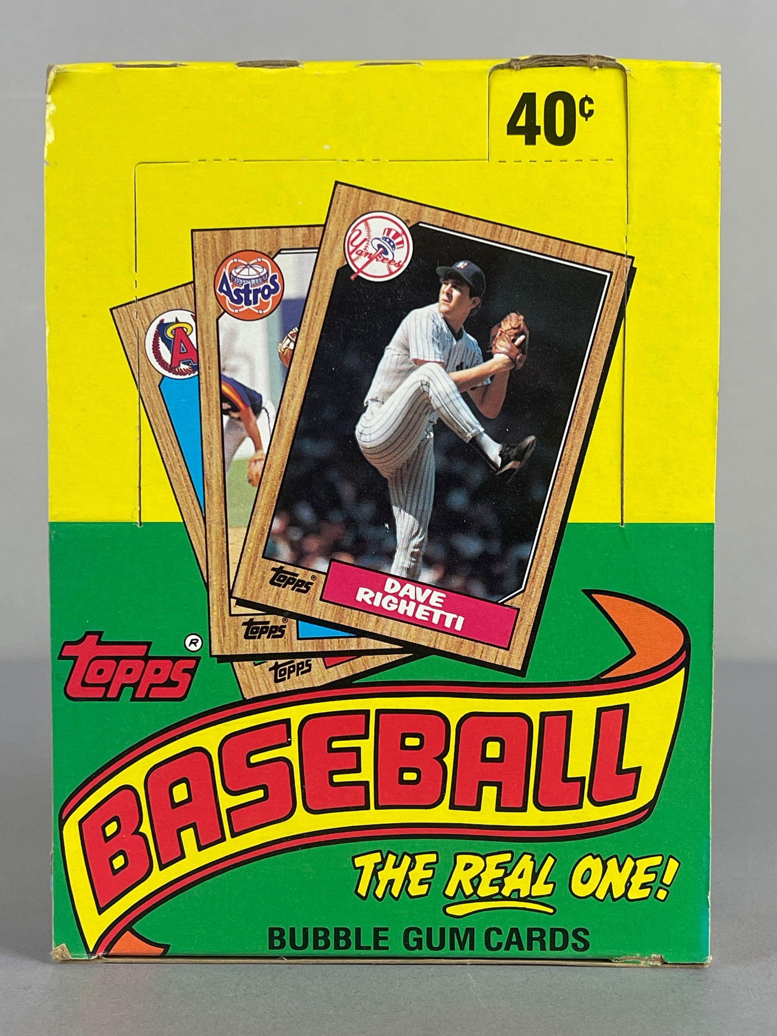 1987 Topps Baseball Wax Box: 1987 Topps Baseball Wax Box, Possible Bo Jackson and Barry Bonds Rookies